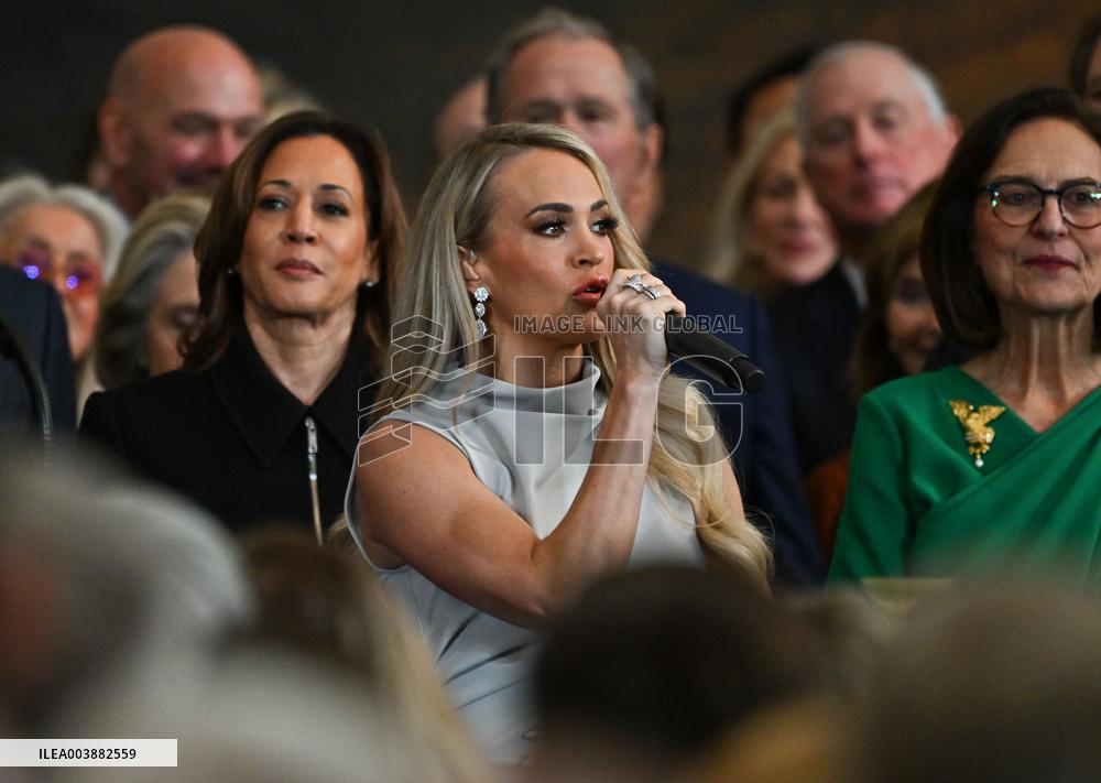 Carrie Underwood Performs At Trump Presidential Inauguration - USA