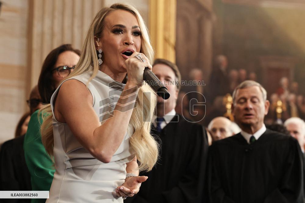 Carrie Underwood Performs At Trump Presidential Inauguration - USA