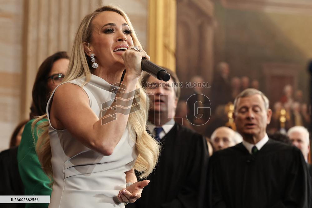 Carrie Underwood Performs At Trump Presidential Inauguration - USA