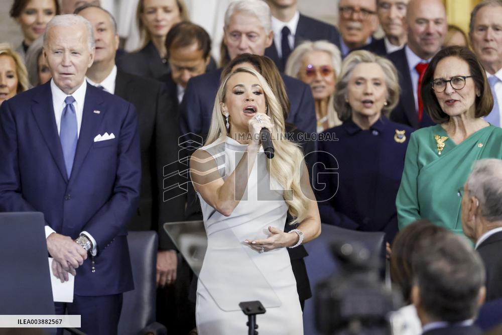 Carrie Underwood Performs At Trump Presidential Inauguration - USA