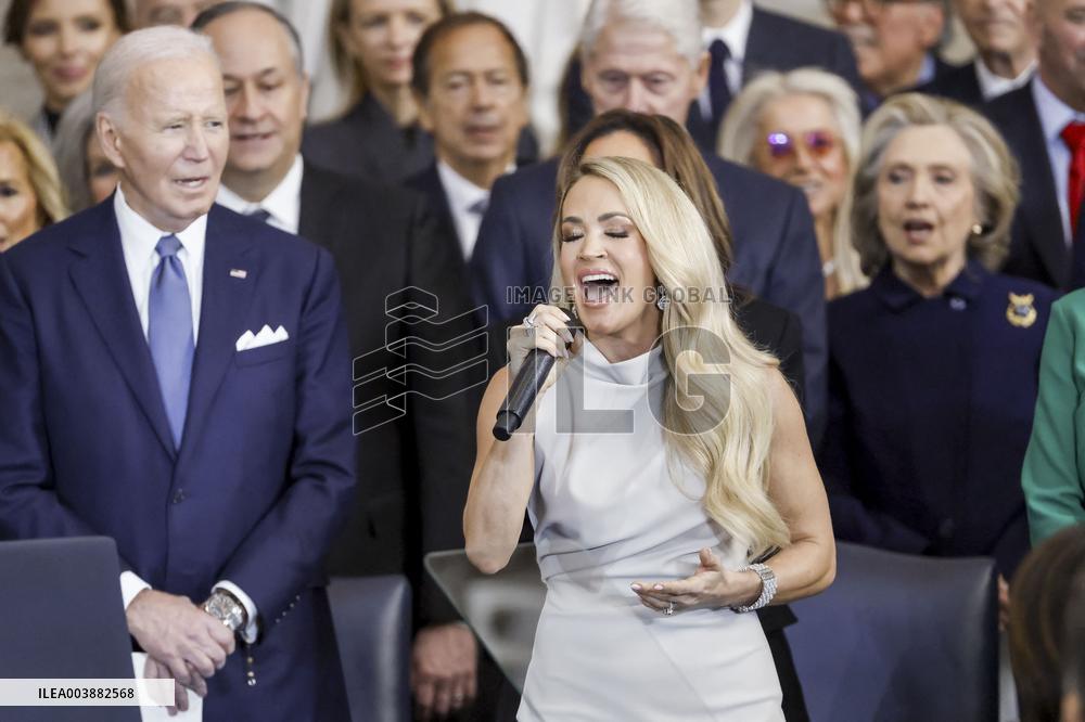 Carrie Underwood Performs At Trump Presidential Inauguration - USA