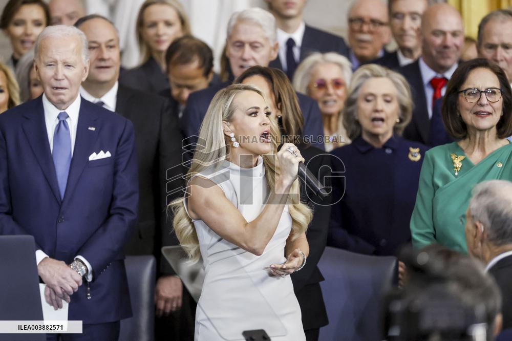Carrie Underwood Performs At Trump Presidential Inauguration - USA