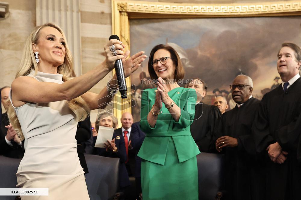 Carrie Underwood Performs At Trump Presidential Inauguration - USA