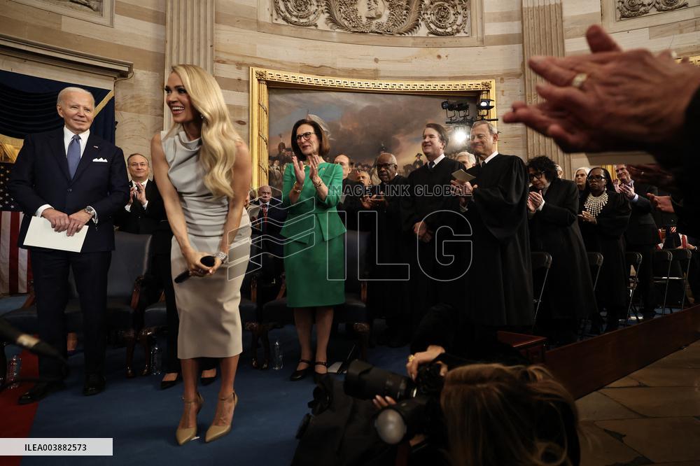 Carrie Underwood Performs At Trump Presidential Inauguration - USA