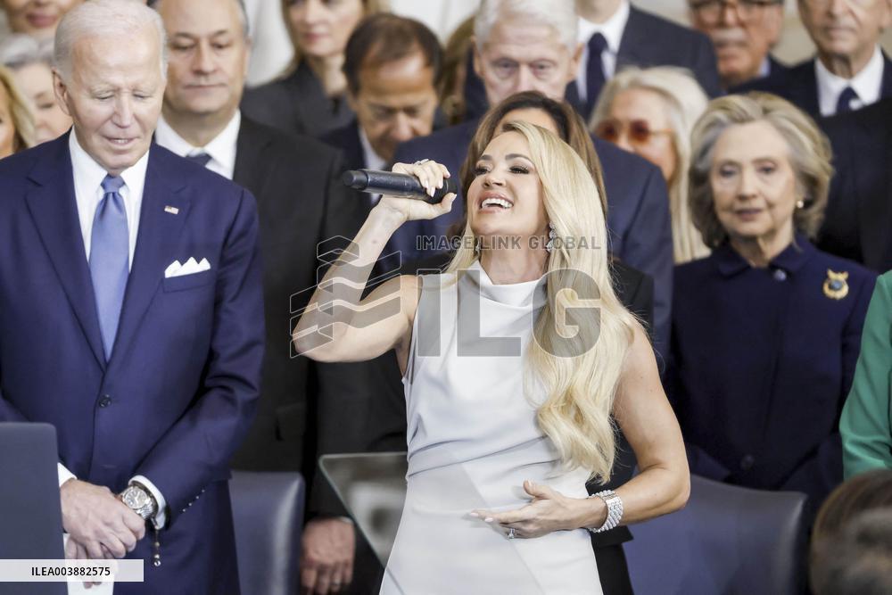 Carrie Underwood Performs At Trump Presidential Inauguration - USA