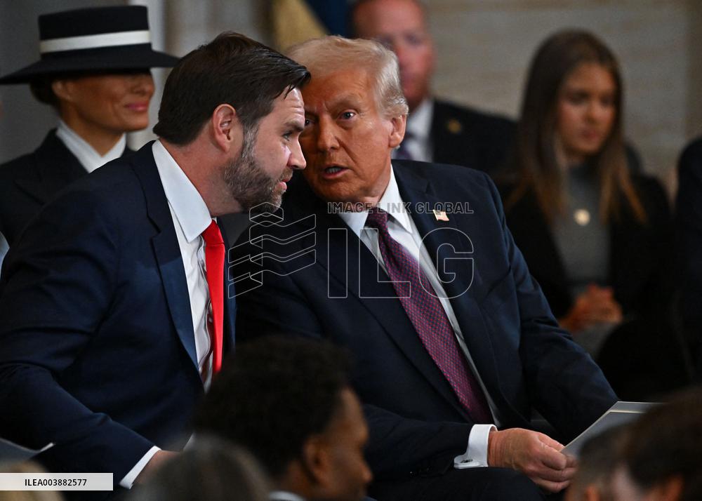 President Trump And VP JD Vance At Presidential Inauguration - USA