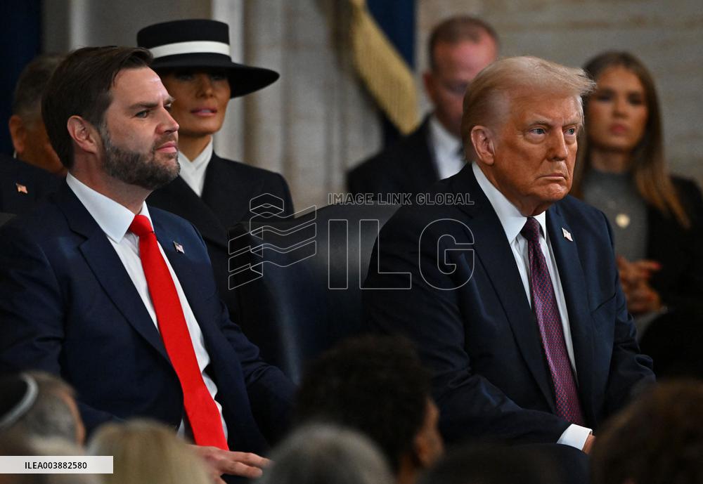 President Trump And VP JD Vance At Presidential Inauguration - USA
