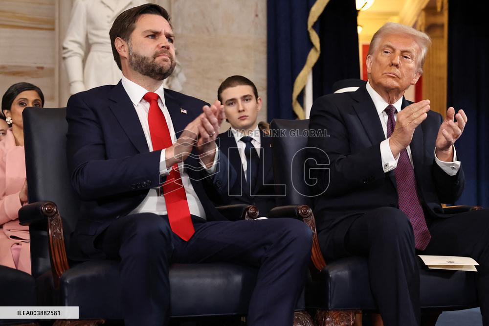 President Trump And VP JD Vance At Presidential Inauguration - USA