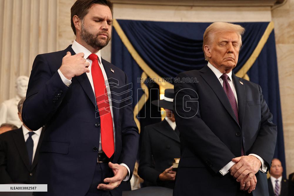 President Trump And VP JD Vance At Presidential Inauguration - USA
