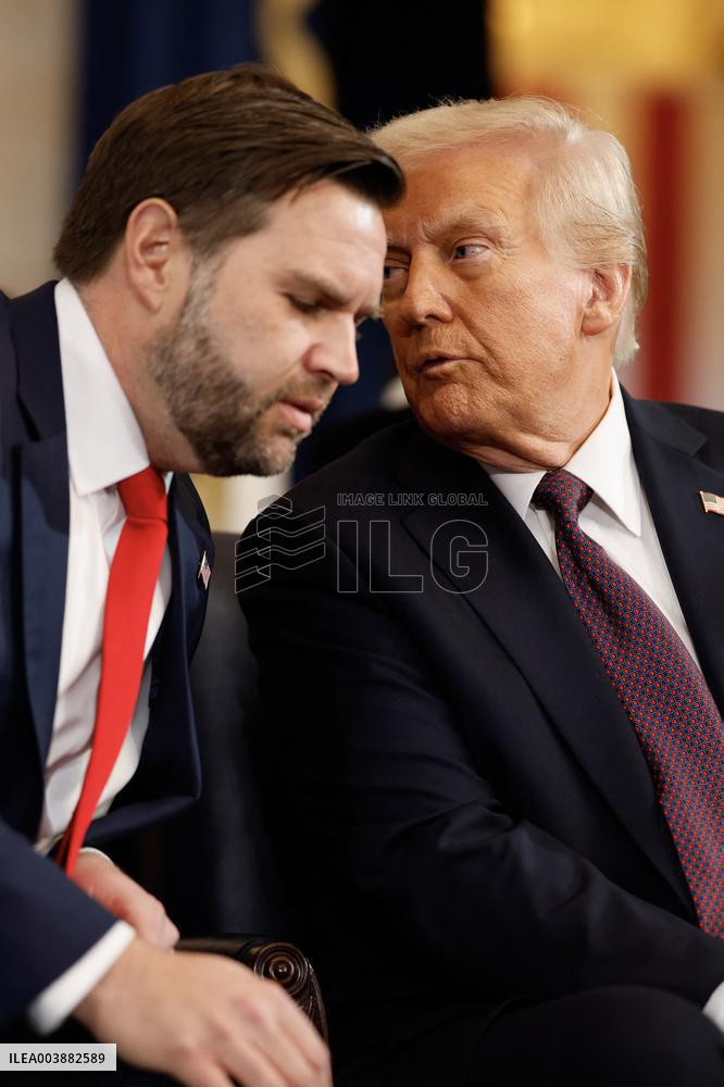 President Trump And VP JD Vance At Presidential Inauguration - USA