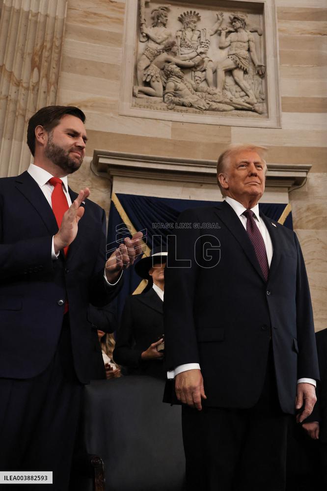 President Trump And VP JD Vance At Presidential Inauguration - USA