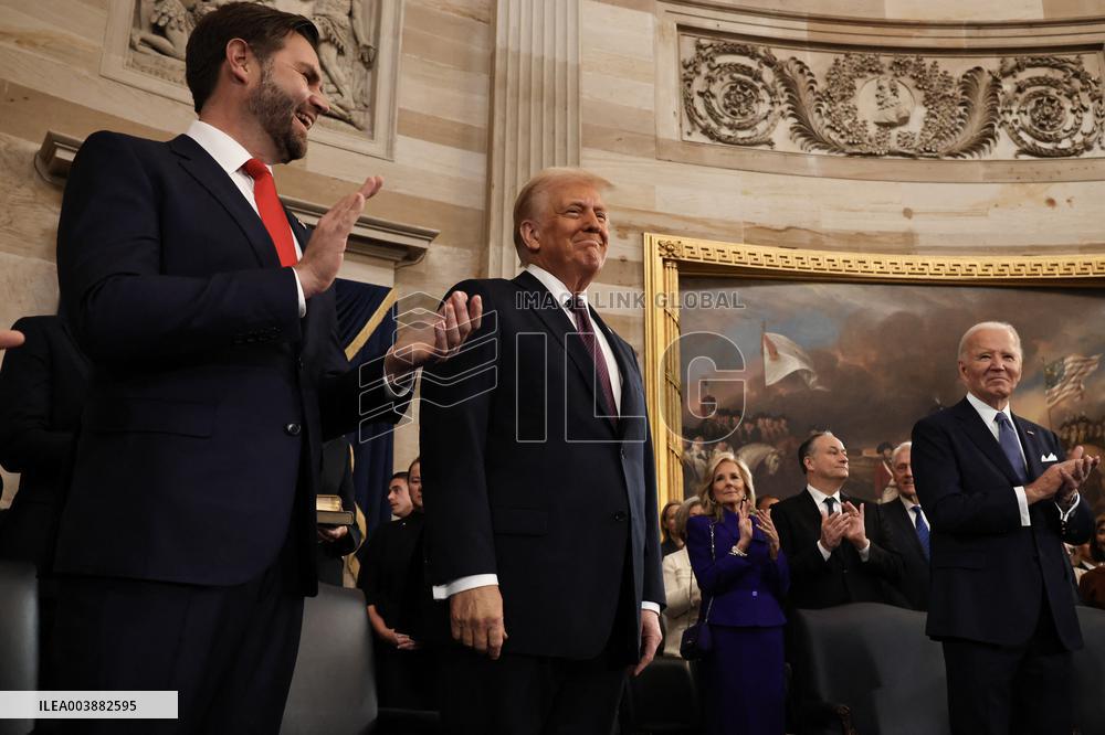 President Trump And VP JD Vance At Presidential Inauguration - USA
