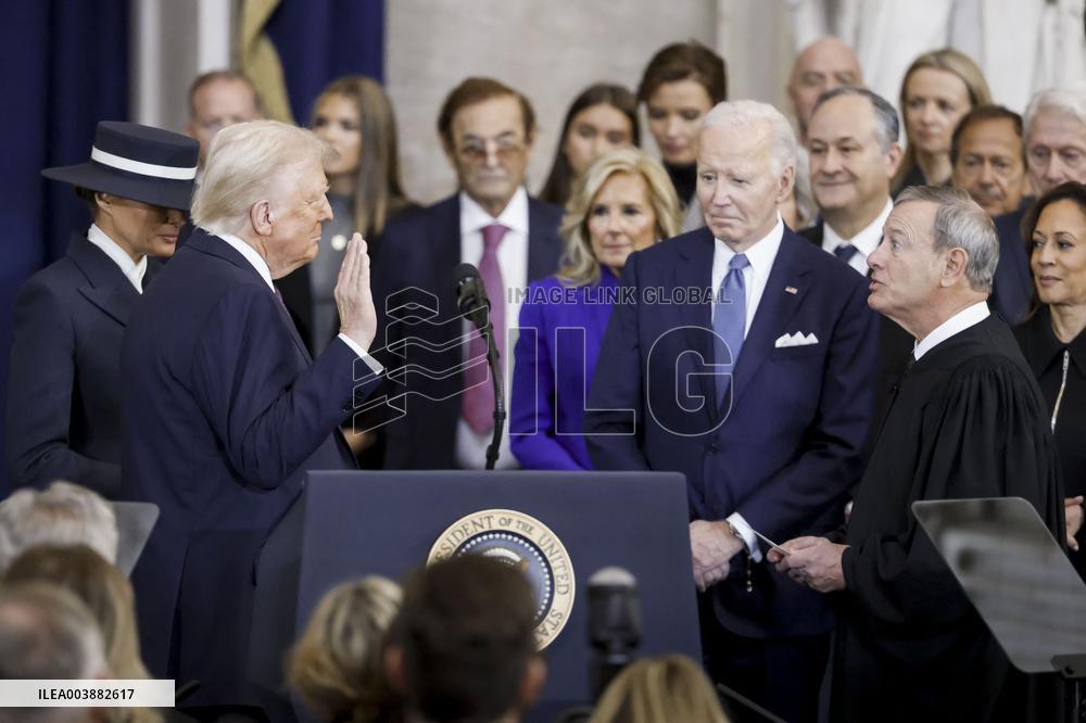President Trump And VP JD Vance At Presidential Inauguration - USA