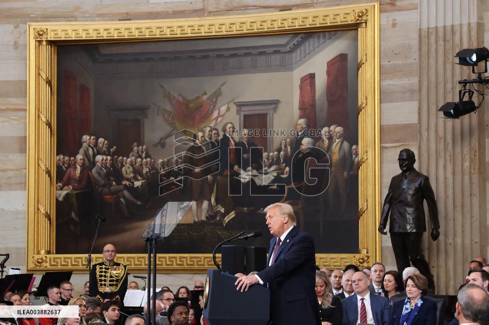 President Trump And VP JD Vance At Presidential Inauguration - USA