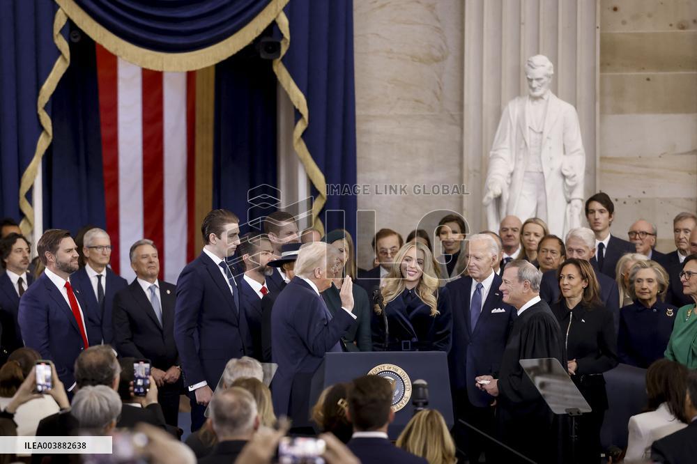 President Trump And VP JD Vance At Presidential Inauguration - USA