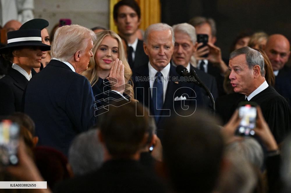 President Trump And VP JD Vance At Presidential Inauguration - USA