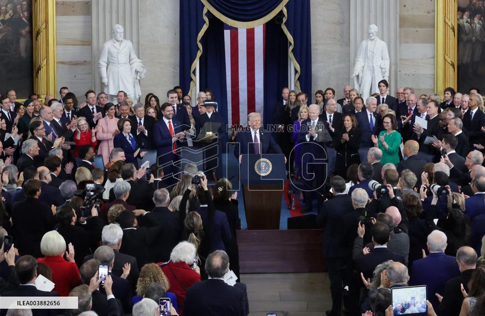 President Trump And VP JD Vance At Presidential Inauguration - USA