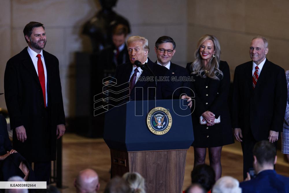 President Trump And VP JD Vance At Presidential Inauguration - USA