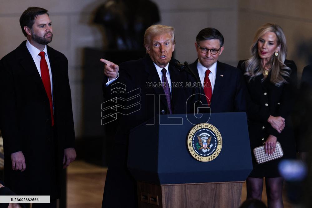 President Trump And VP JD Vance At Presidential Inauguration - USA
