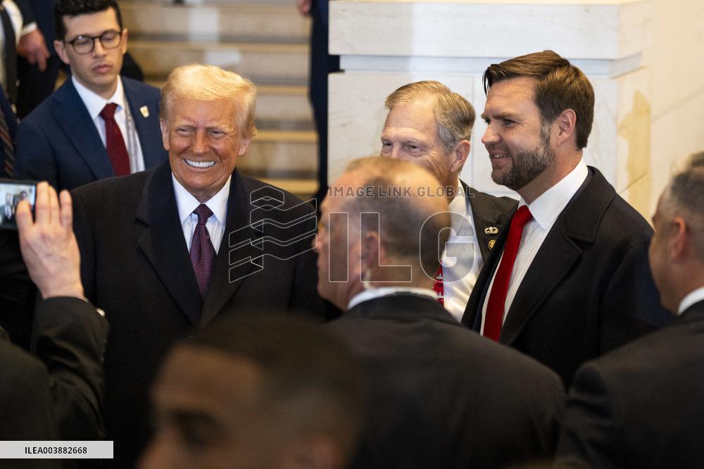 President Trump And VP JD Vance At Presidential Inauguration - USA