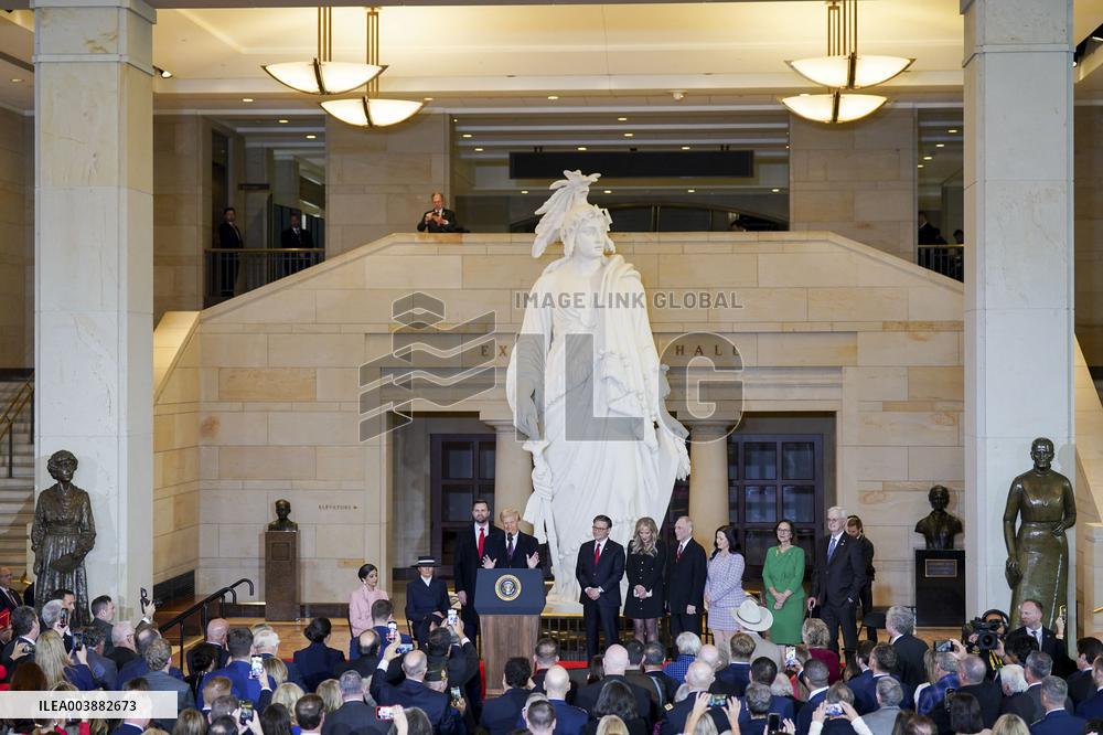 President Trump And VP JD Vance At Presidential Inauguration - USA