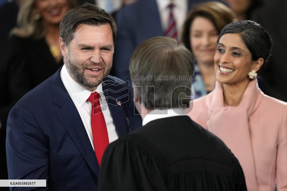 President Trump And VP JD Vance At Presidential Inauguration - USA