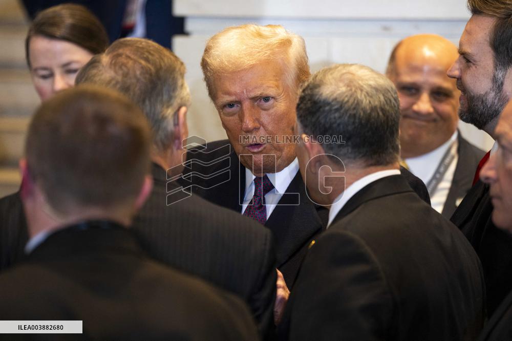 President Trump And VP JD Vance At Presidential Inauguration - USA