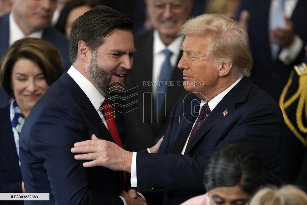 President Trump And VP JD Vance At Presidential Inauguration - USA