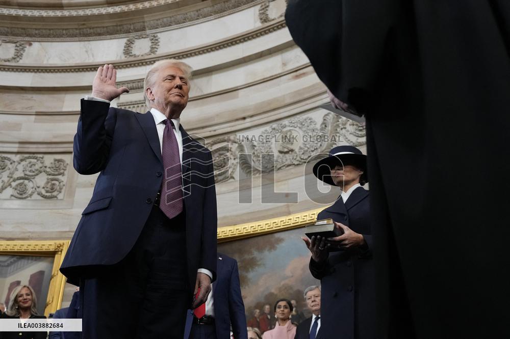 President Trump And VP JD Vance At Presidential Inauguration - USA