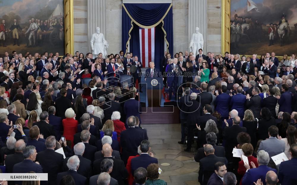 President Trump And VP JD Vance At Presidential Inauguration - USA