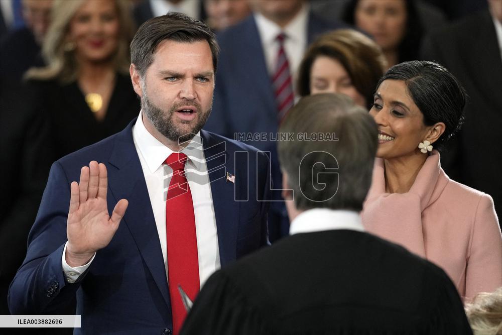 President Trump And VP JD Vance At Presidential Inauguration - USA