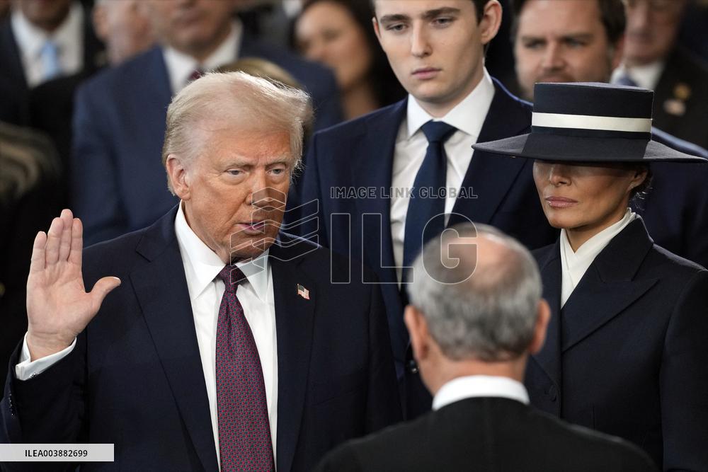 President Trump And VP JD Vance At Presidential Inauguration - USA