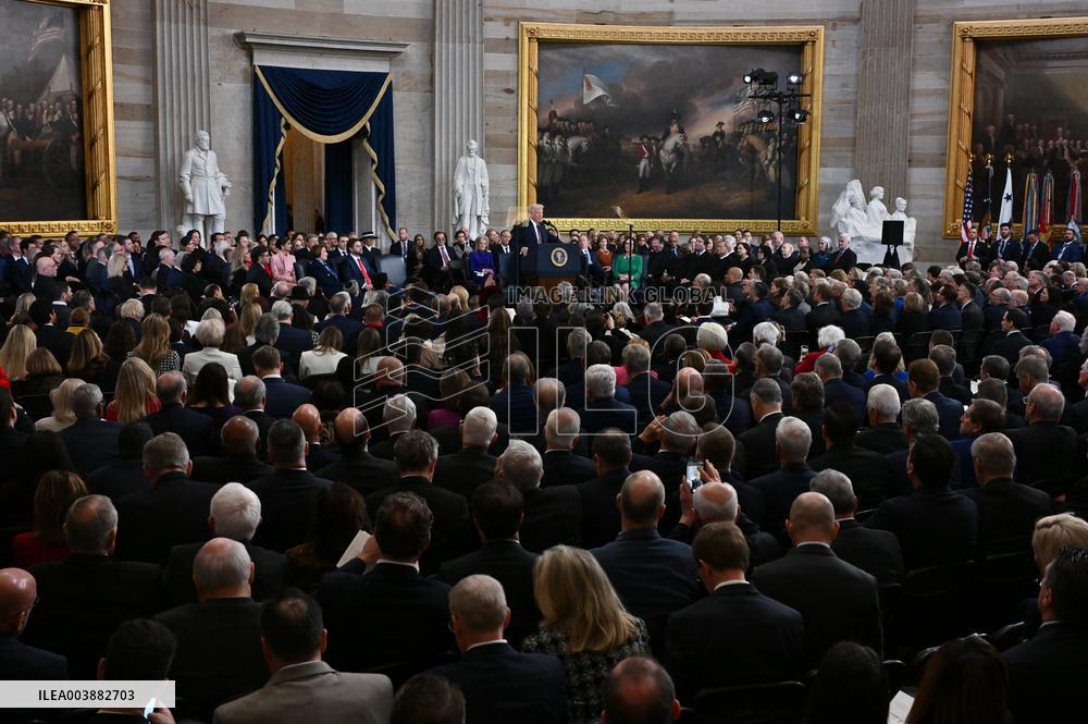 President Trump And VP JD Vance At Presidential Inauguration - USA