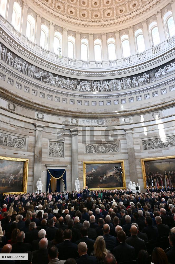 President Trump And VP JD Vance At Presidential Inauguration - USA