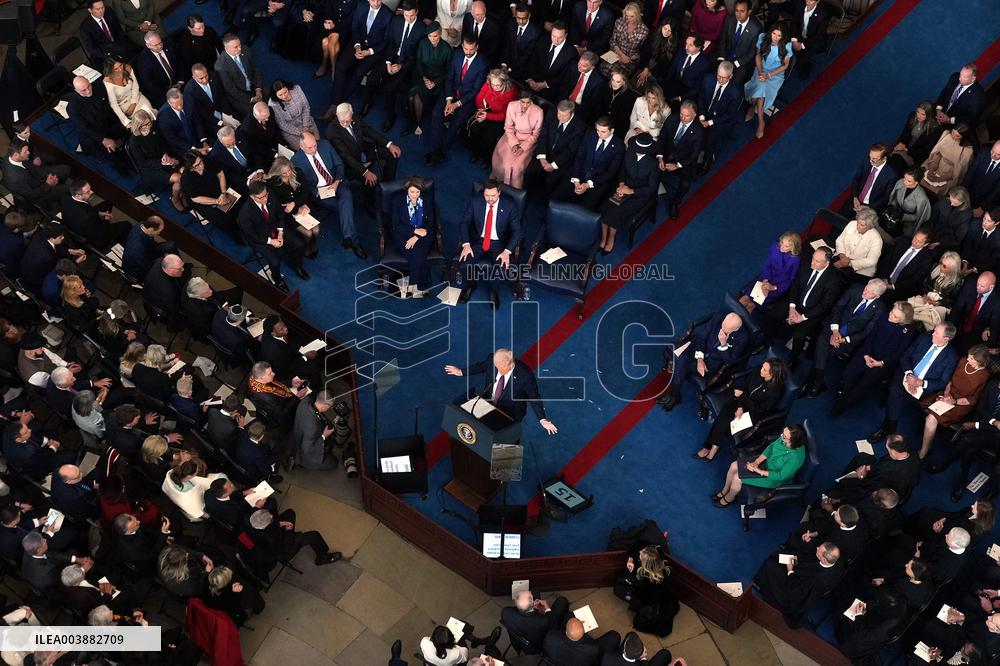 President Trump And VP JD Vance At Presidential Inauguration - USA