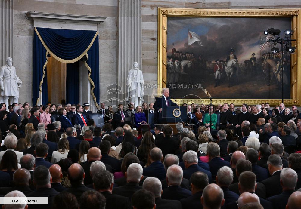 President Trump And VP JD Vance At Presidential Inauguration - USA