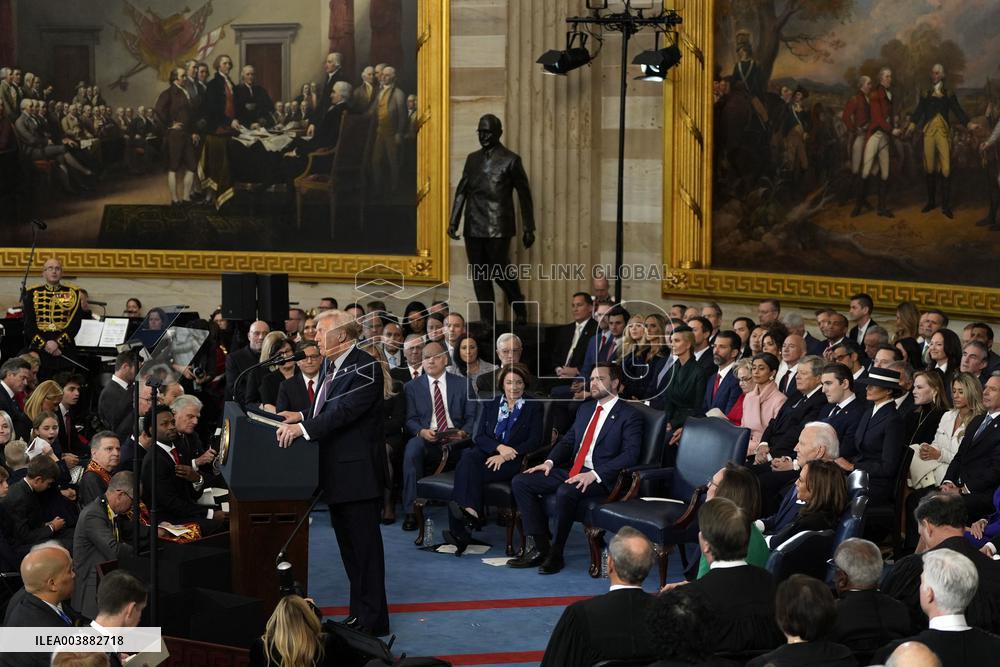 President Trump And VP JD Vance At Presidential Inauguration - USA
