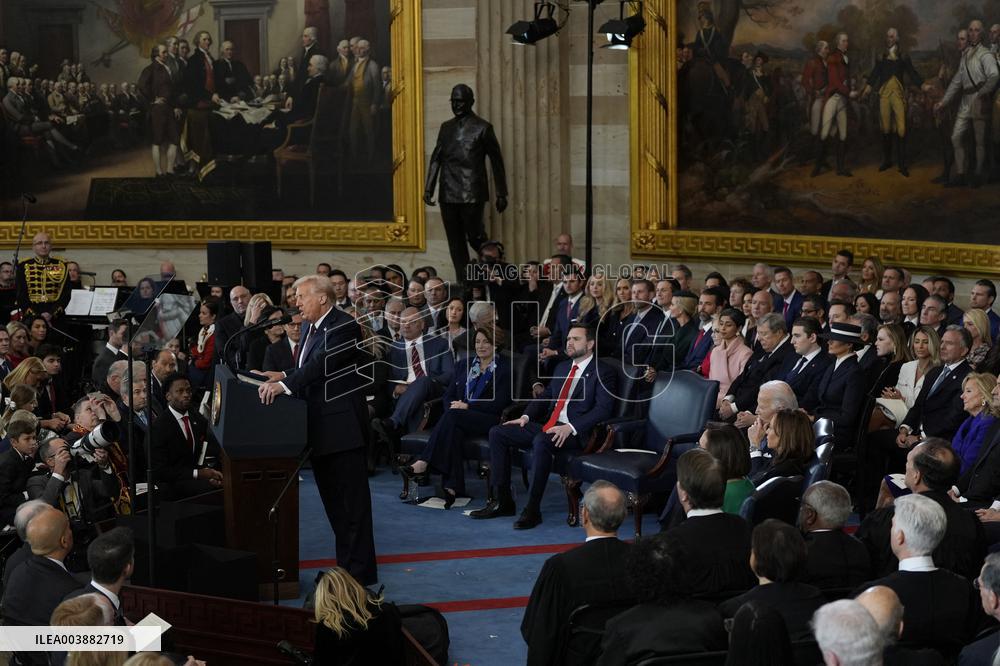 President Trump And VP JD Vance At Presidential Inauguration - USA