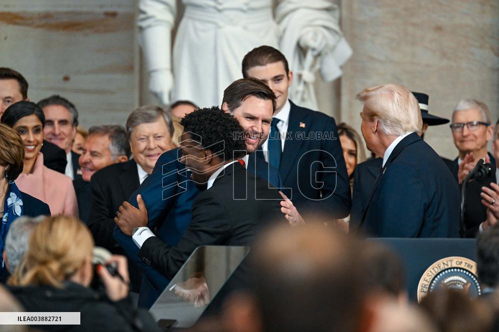 President Trump And VP JD Vance At Presidential Inauguration - USA