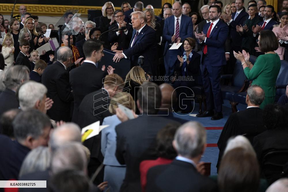 President Trump And VP JD Vance At Presidential Inauguration - USA