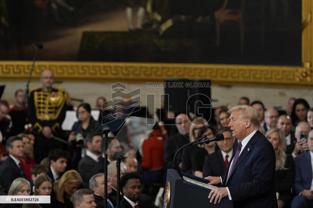 President Trump And VP JD Vance At Presidential Inauguration - USA