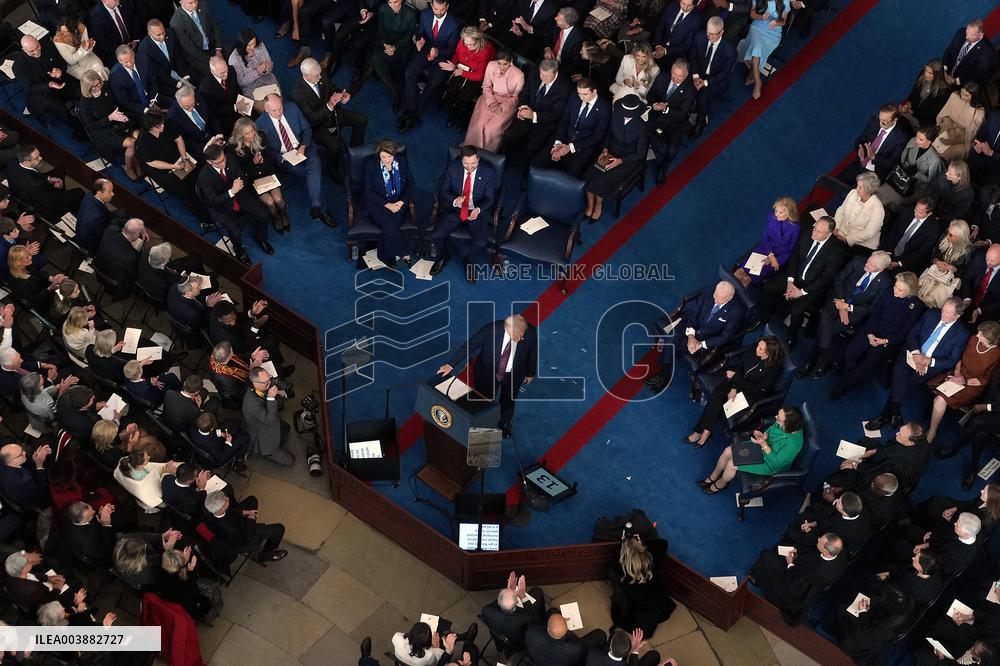 President Trump And VP JD Vance At Presidential Inauguration - USA