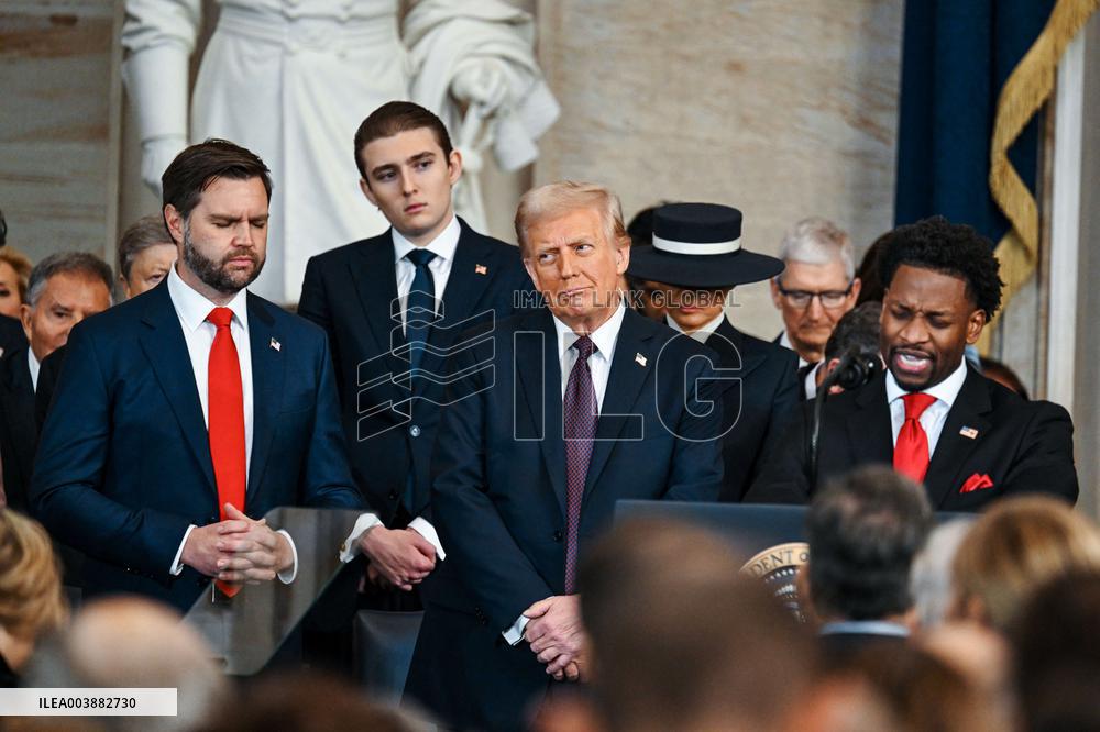 President Trump And VP JD Vance At Presidential Inauguration - USA