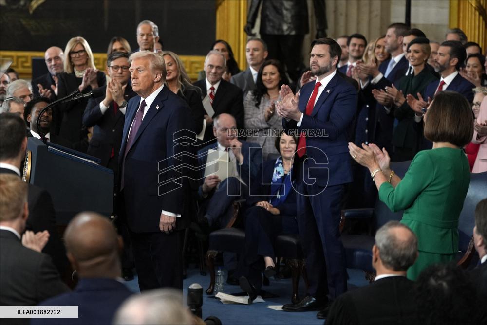 President Trump And VP JD Vance At Presidential Inauguration - USA