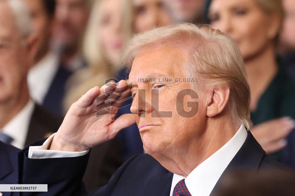 President Trump And VP JD Vance At Presidential Inauguration - USA