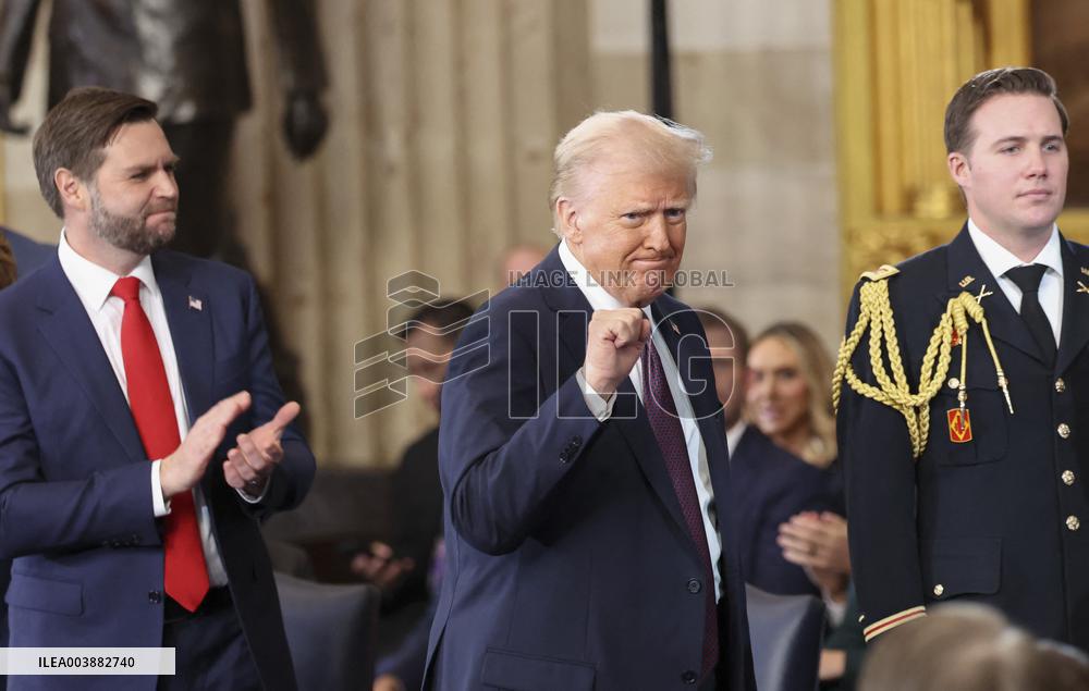 President Trump And VP JD Vance At Presidential Inauguration - USA