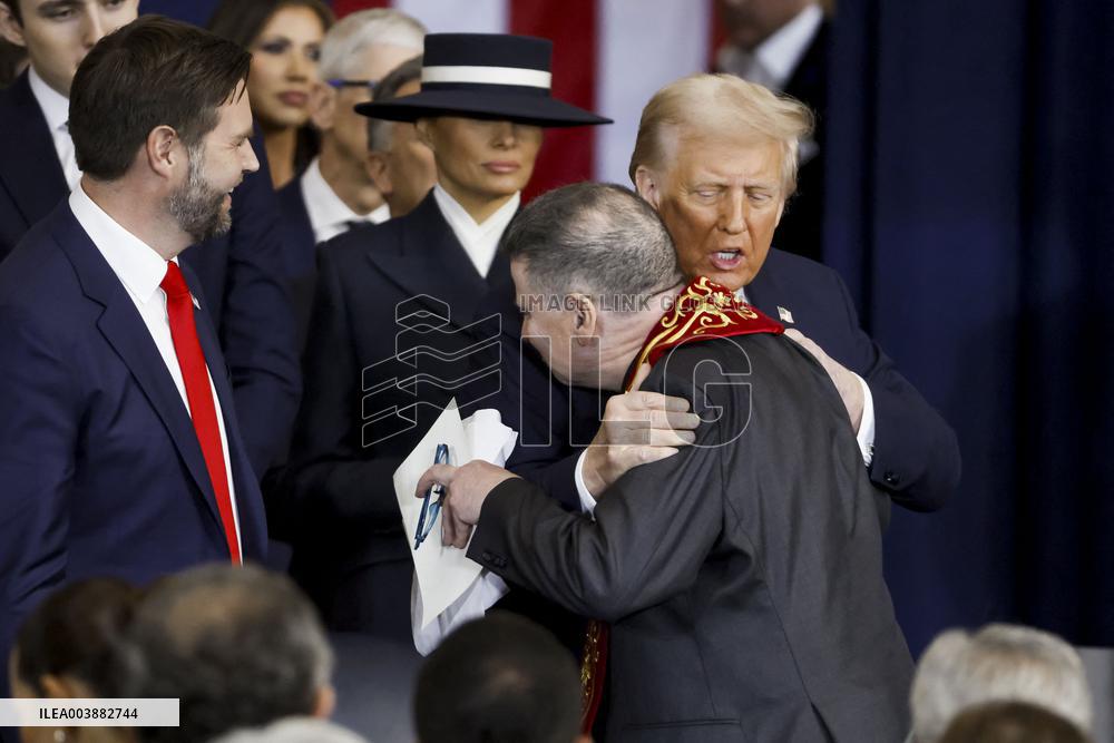 President Trump And VP JD Vance At Presidential Inauguration - USA
