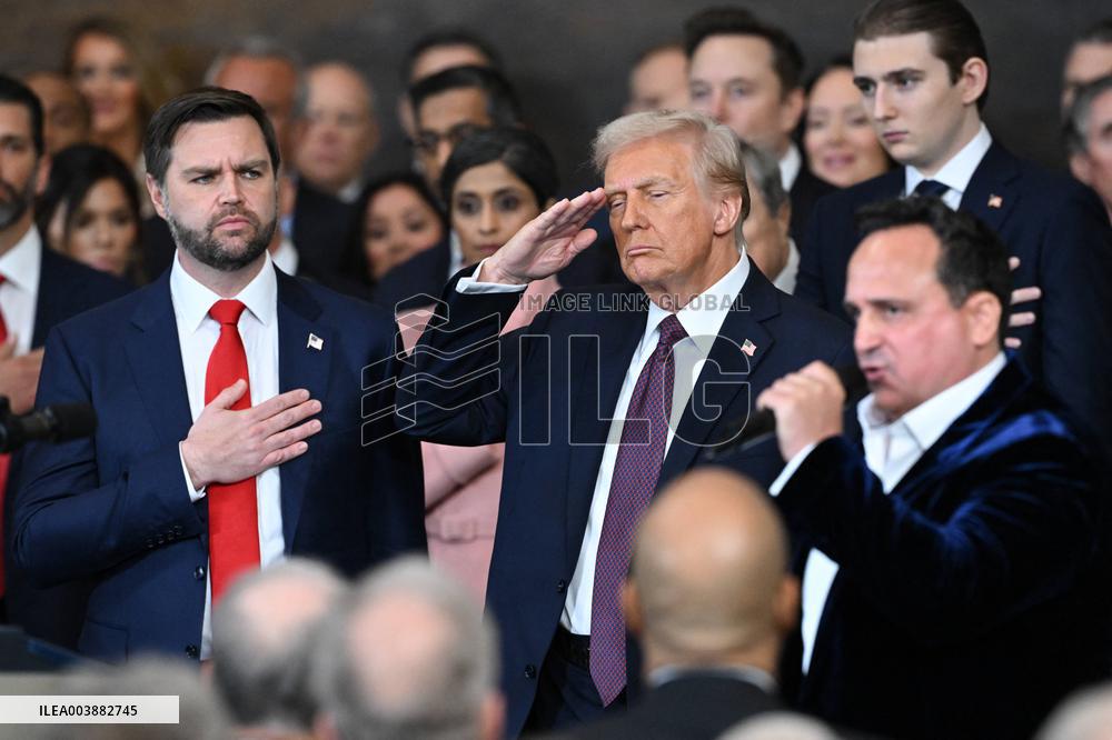 President Trump And VP JD Vance At Presidential Inauguration - USA