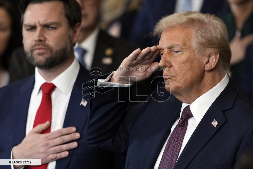 President Trump And VP JD Vance At Presidential Inauguration - USA