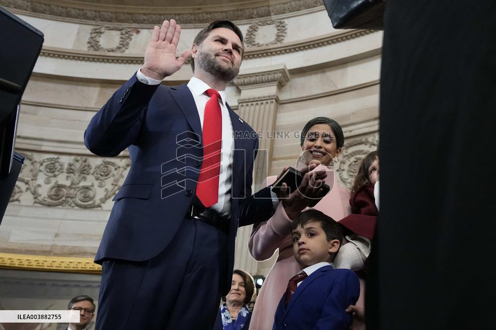 President Trump And VP JD Vance At Presidential Inauguration - USA